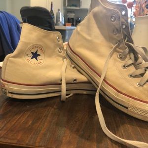 Men’s high top white Converse